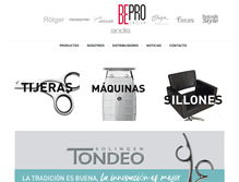 Tablet Screenshot of bepro.cl