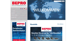 Desktop Screenshot of bepro.de